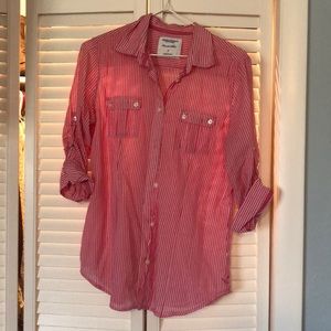 American Eagle button up size 6